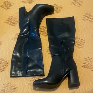 Sold- William Black Knee High Boots